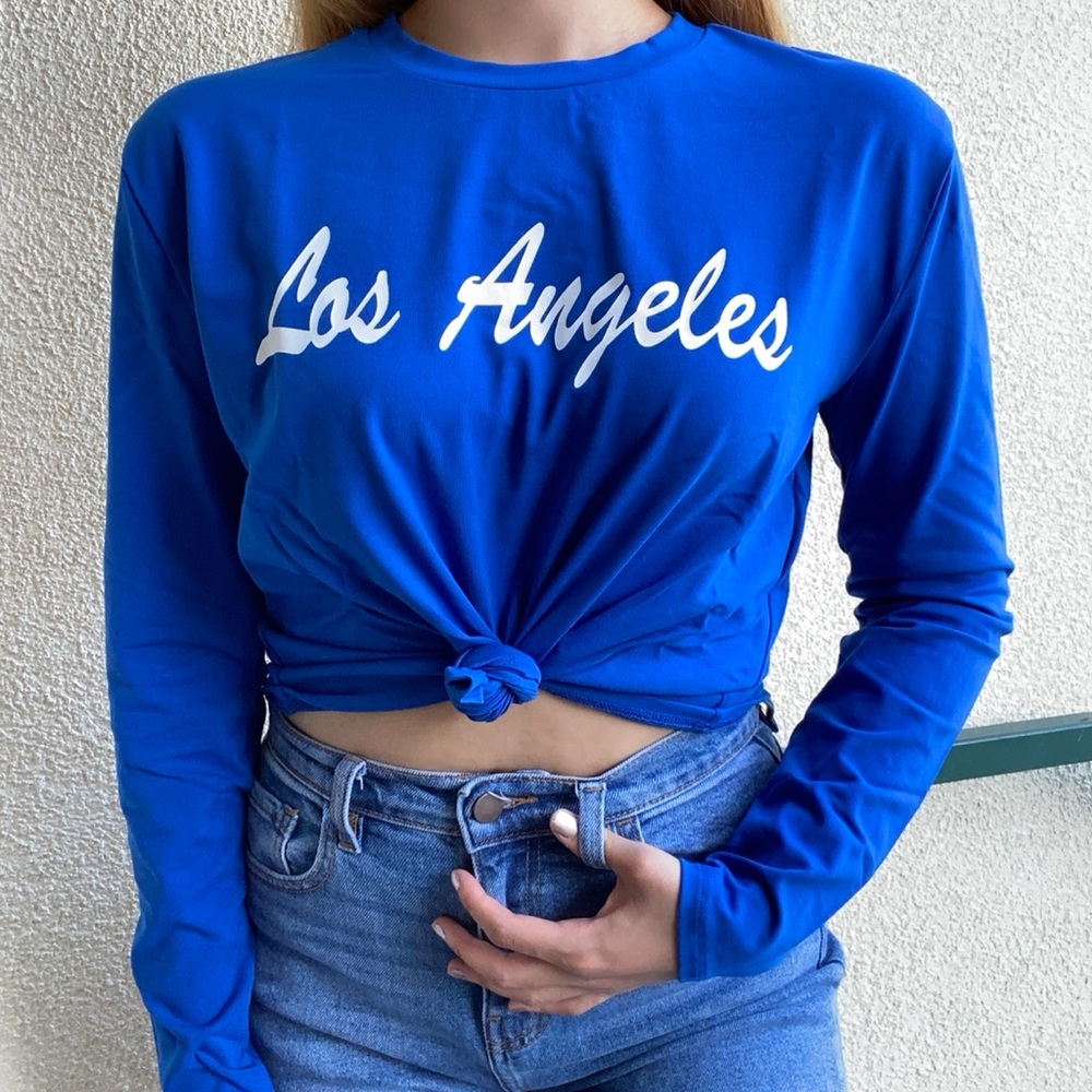 Blue Dodgers tee